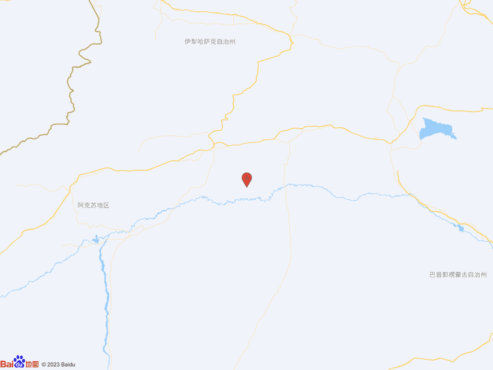 新疆阿克苏地区库车市（北纬41.20度，东经83.52度）发生3.3级地震
