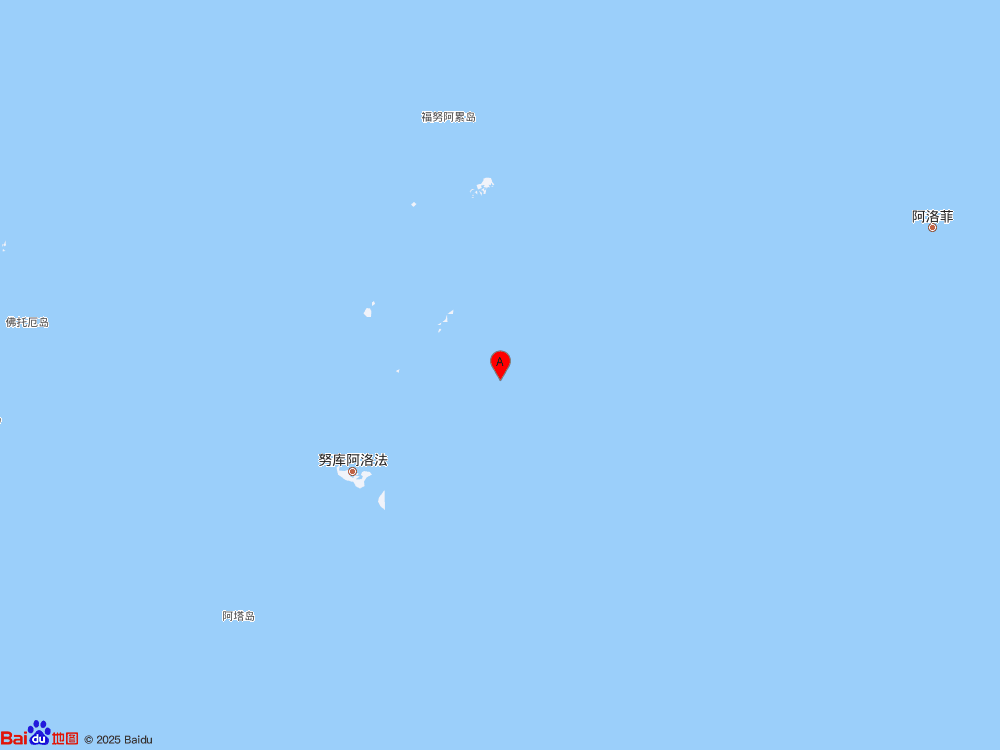 汤加群岛（北纬-20.30度，东经-173.85度）发生5.8级地震
